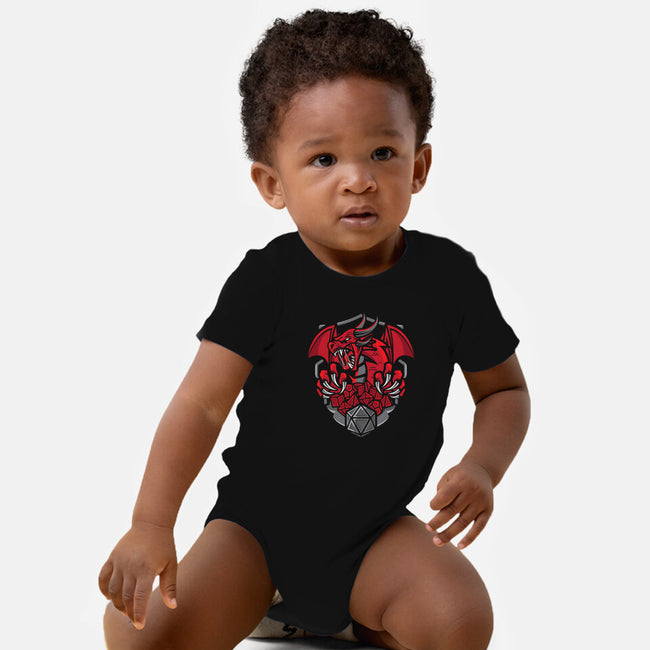 Dice And Dragons-baby basic onesie-jrberger