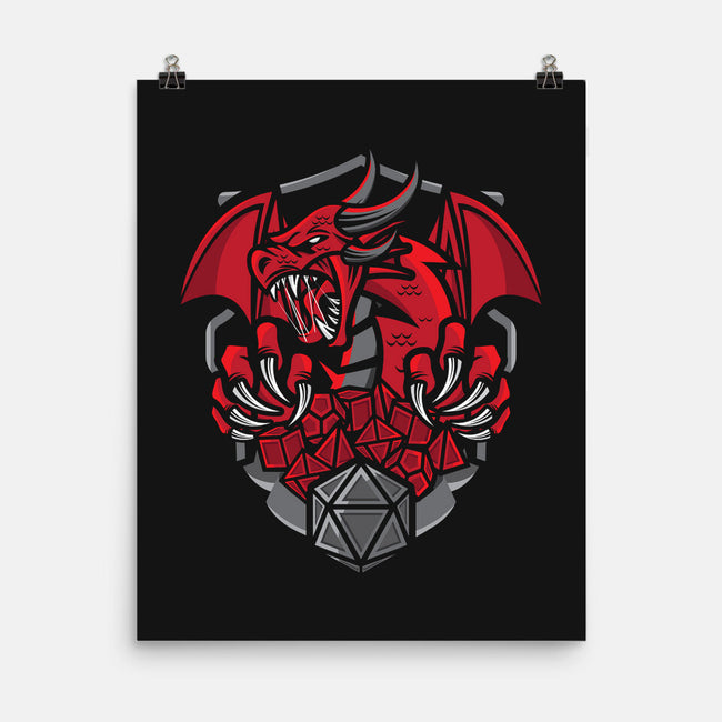 Dice And Dragons-none matte poster-jrberger
