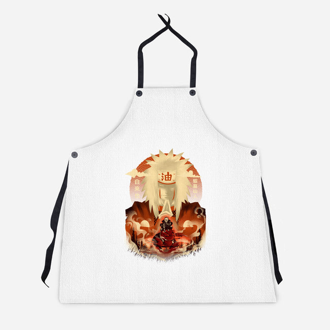 Attack Of Toad Sage-unisex kitchen apron-hypertwenty