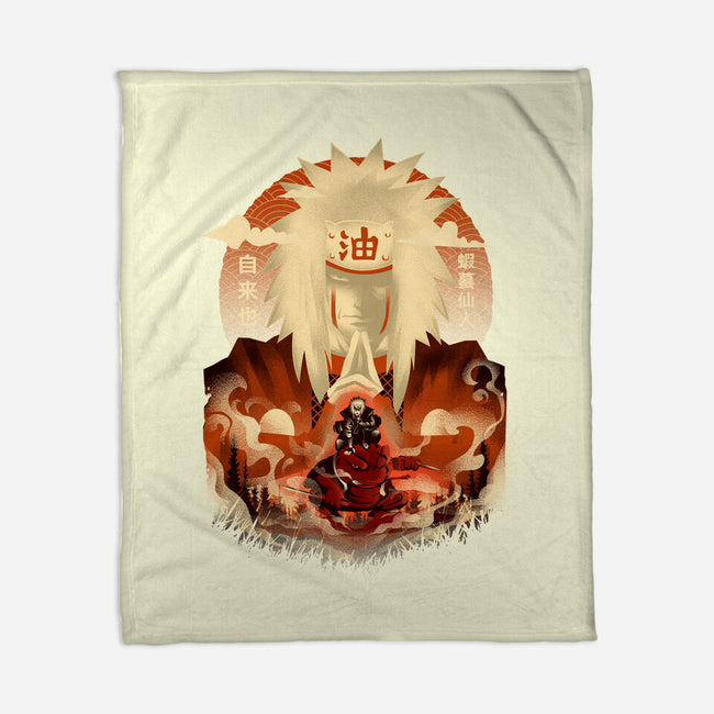 Attack Of Toad Sage-none fleece blanket-hypertwenty