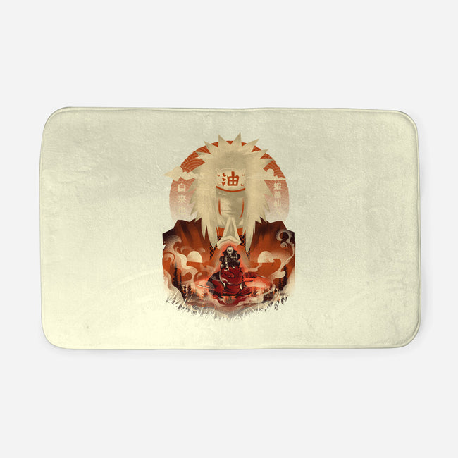 Attack Of Toad Sage-none memory foam bath mat-hypertwenty