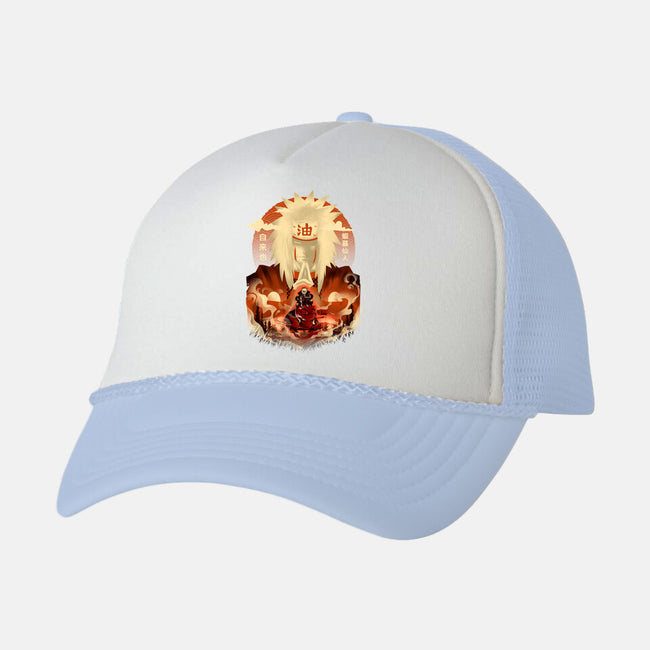 Attack Of Toad Sage-unisex trucker hat-hypertwenty