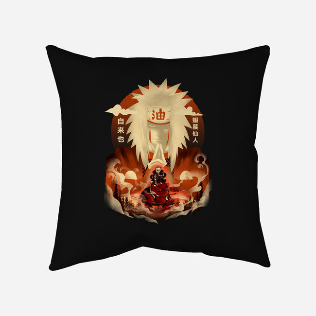 Attack Of Toad Sage-none removable cover w insert throw pillow-hypertwenty