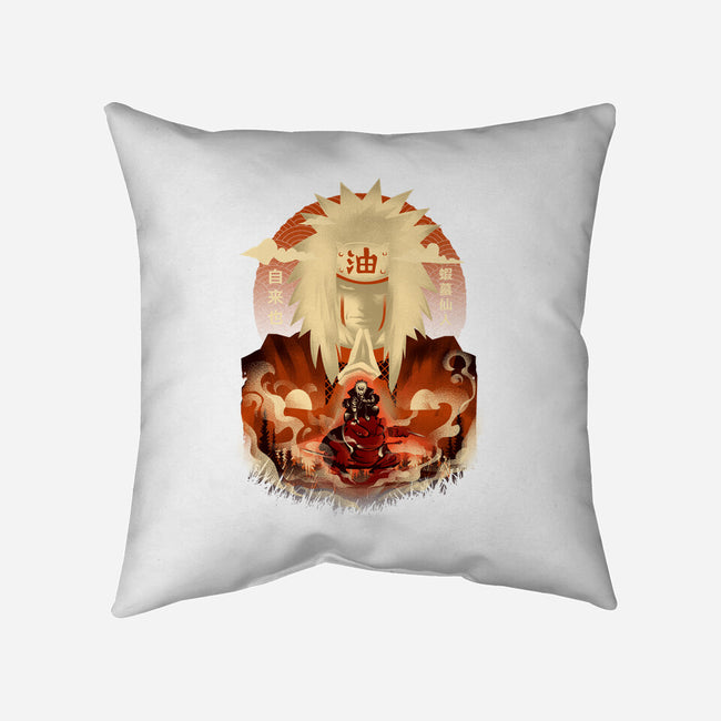 Attack Of Toad Sage-none removable cover w insert throw pillow-hypertwenty