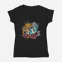 Tiger And Bunny-womens v-neck tee-Kladenko