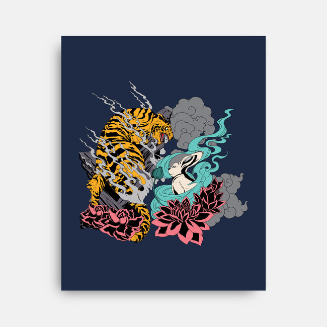 Tiger And Bunny-none stretched canvas-Kladenko