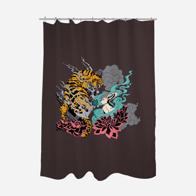 Tiger And Bunny-none polyester shower curtain-Kladenko