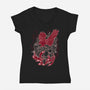 Fire Style-womens v-neck tee-yumie