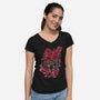 Fire Style-womens v-neck tee-yumie