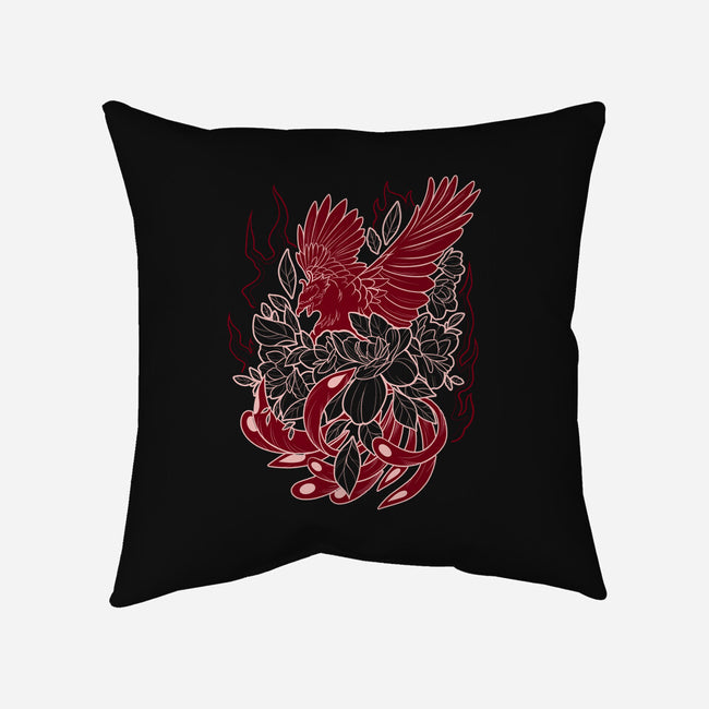 Fire Style-none removable cover w insert throw pillow-yumie