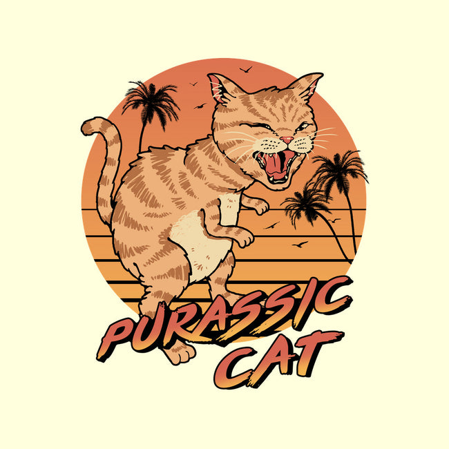 Purassic Cat-none stretched canvas-vp021