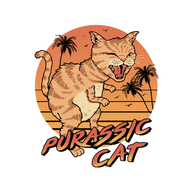 Purassic Cat-mens heavyweight tee-vp021
