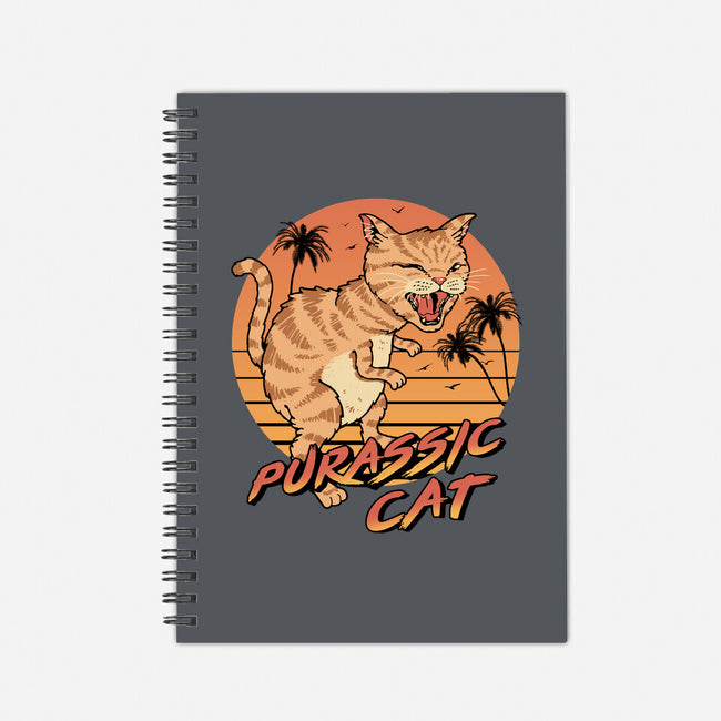 Purassic Cat-none dot grid notebook-vp021