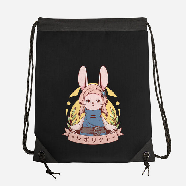 Loporrit-none drawstring bag-Alundrart