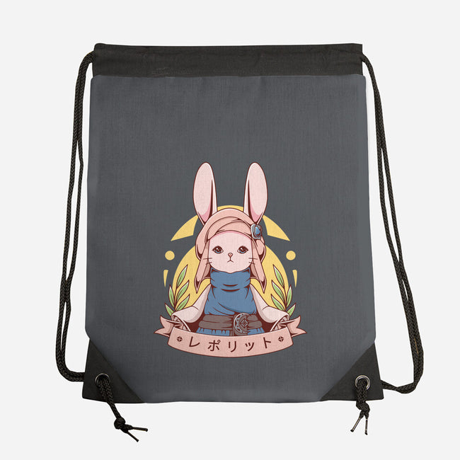 Loporrit-none drawstring bag-Alundrart