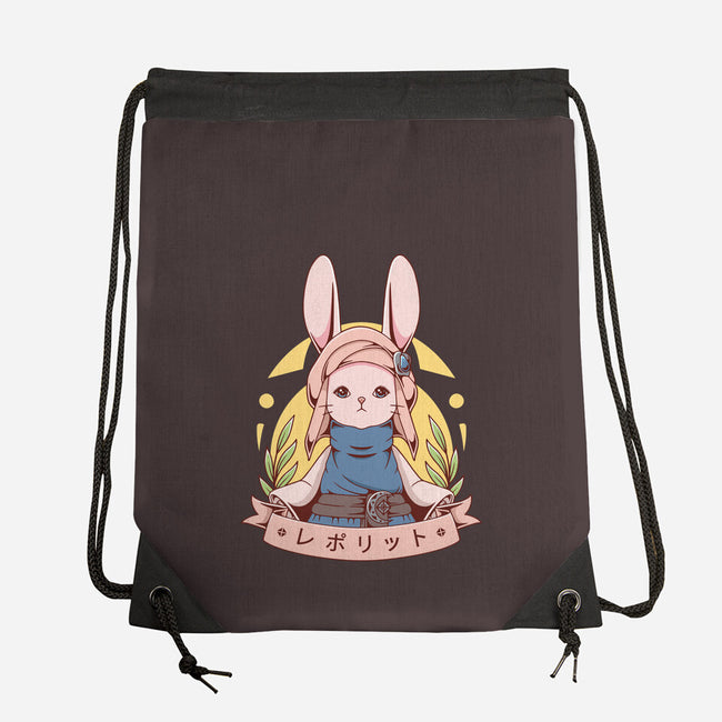 Loporrit-none drawstring bag-Alundrart