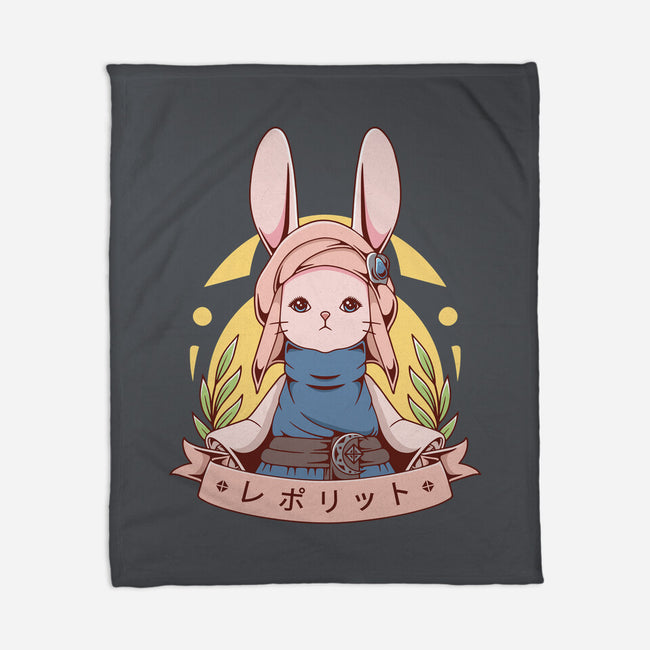 Loporrit-none fleece blanket-Alundrart
