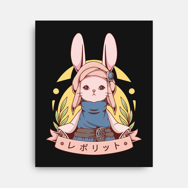 Loporrit-none stretched canvas-Alundrart