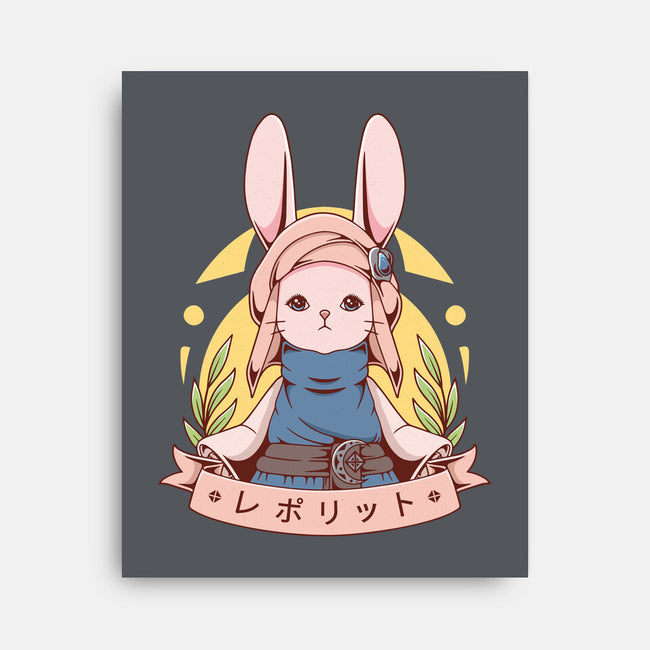 Loporrit-none stretched canvas-Alundrart