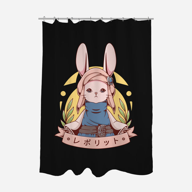 Loporrit-none polyester shower curtain-Alundrart