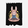 Loporrit-none polyester shower curtain-Alundrart
