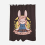 Loporrit-none polyester shower curtain-Alundrart