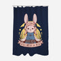 Loporrit-none polyester shower curtain-Alundrart