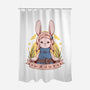 Loporrit-none polyester shower curtain-Alundrart