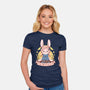 Loporrit-womens fitted tee-Alundrart