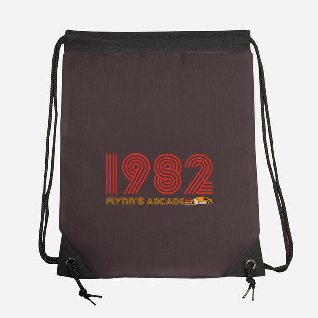 Flynn's Arcade 1982-none drawstring bag-DrMonekers