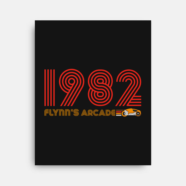 Flynn's Arcade 1982-none stretched canvas-DrMonekers