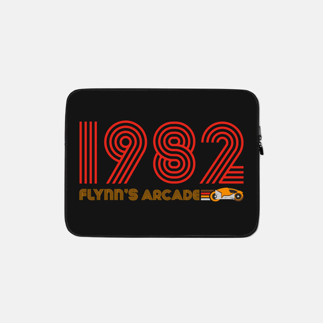 Flynn's Arcade 1982-none zippered laptop sleeve-DrMonekers