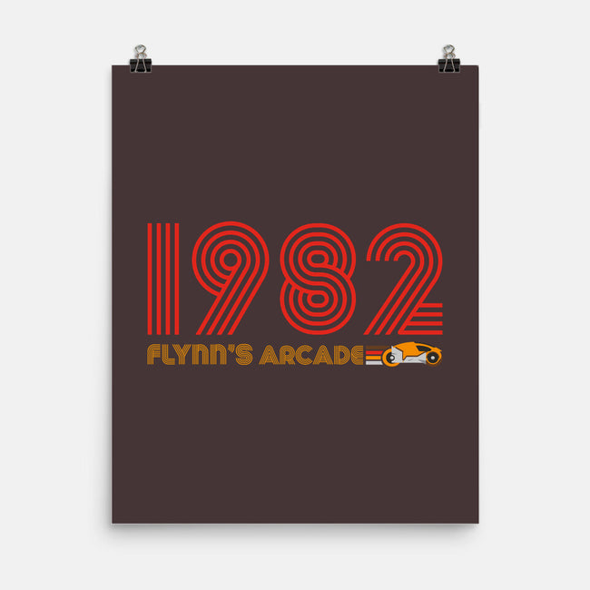 Flynn's Arcade 1982-none matte poster-DrMonekers
