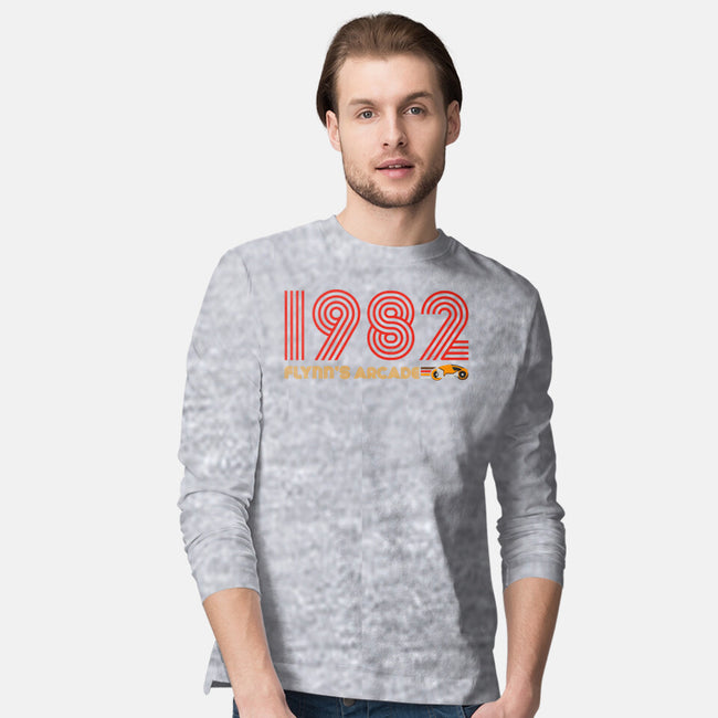 Flynn's Arcade 1982-mens long sleeved tee-DrMonekers