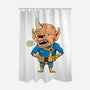The First Cyclops-none polyester shower curtain-vp021