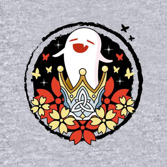 Crowned Hu Tao Ghost-womens basic tee-Logozaste