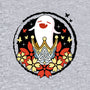 Crowned Hu Tao Ghost-womens off shoulder sweatshirt-Logozaste