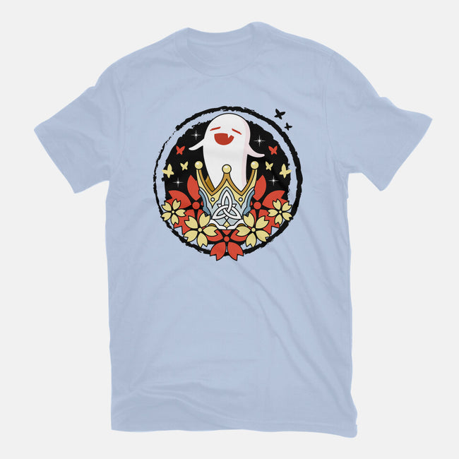Crowned Hu Tao Ghost-womens basic tee-Logozaste
