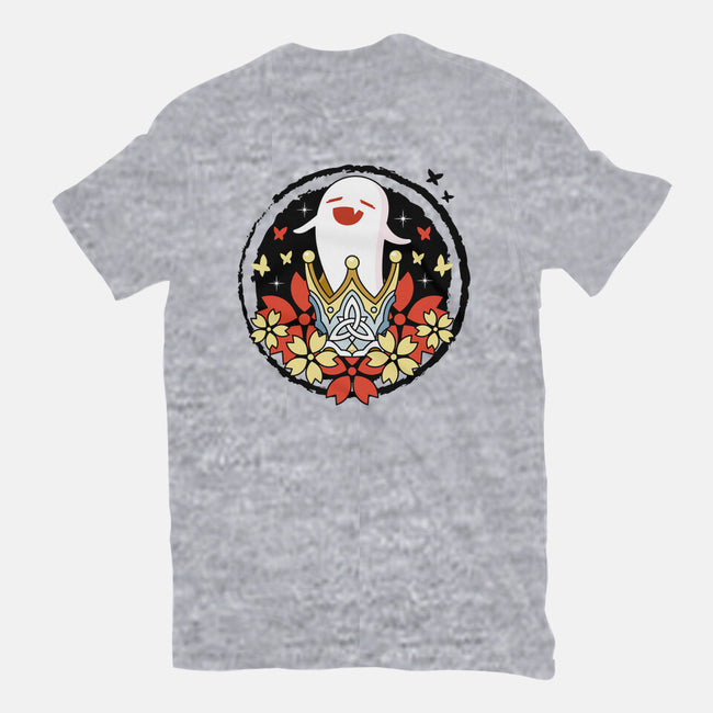 Crowned Hu Tao Ghost-womens basic tee-Logozaste
