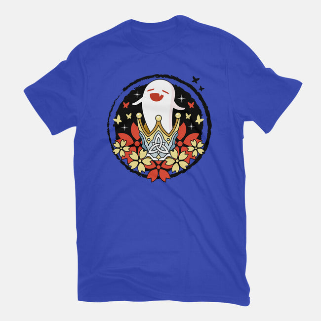 Crowned Hu Tao Ghost-mens basic tee-Logozaste