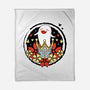 Crowned Hu Tao Ghost-none fleece blanket-Logozaste