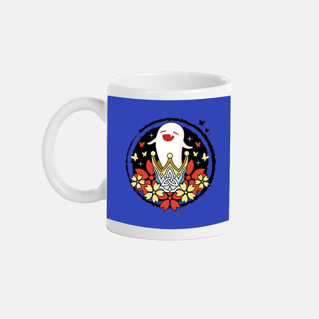 Crowned Hu Tao Ghost-none glossy mug-Logozaste