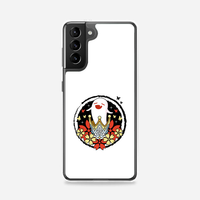 Crowned Hu Tao Ghost-samsung snap phone case-Logozaste