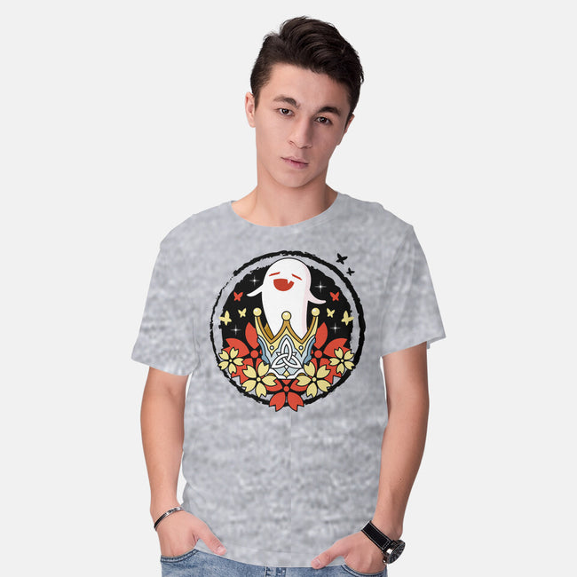 Crowned Hu Tao Ghost-mens basic tee-Logozaste