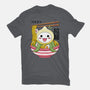 Kawaii Onion Octopus Ramen-womens fitted tee-Logozaste