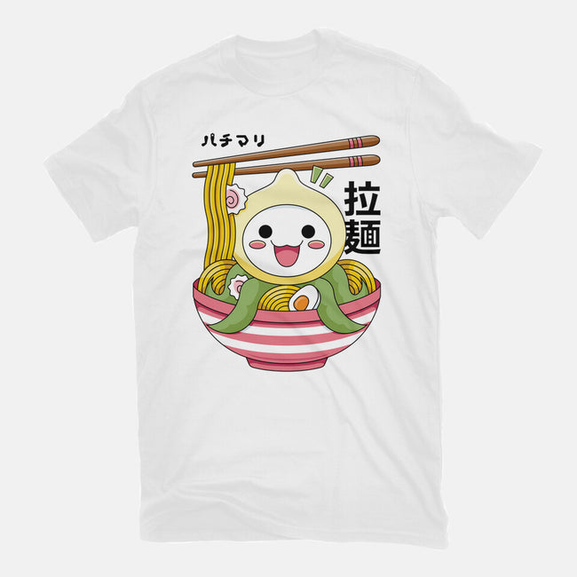 Kawaii Onion Octopus Ramen-womens basic tee-Logozaste