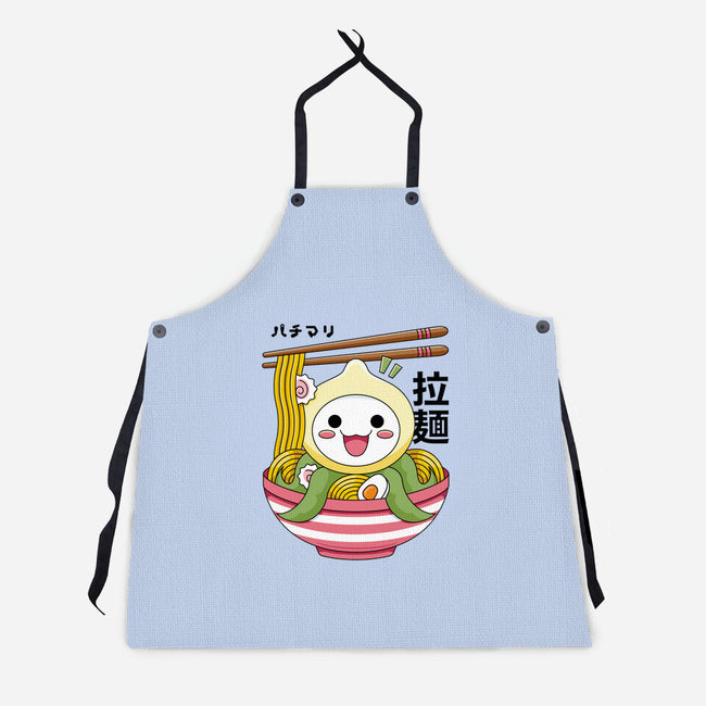 Kawaii Onion Octopus Ramen-unisex kitchen apron-Logozaste