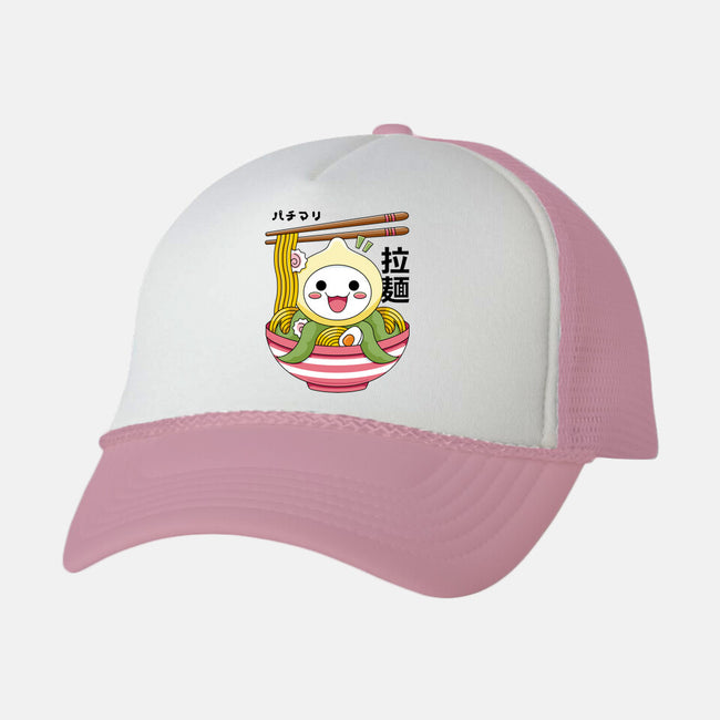 Kawaii Onion Octopus Ramen-unisex trucker hat-Logozaste