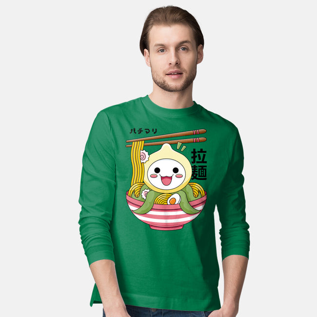 Kawaii Onion Octopus Ramen-mens long sleeved tee-Logozaste