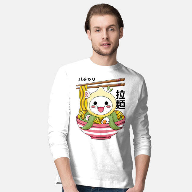 Kawaii Onion Octopus Ramen-mens long sleeved tee-Logozaste